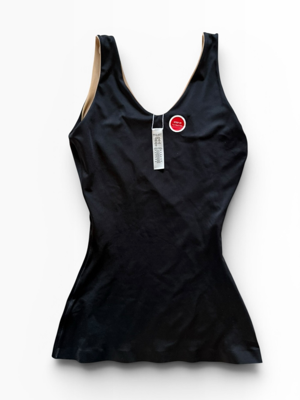 NWT RED HOT by SPANX® Women's Shapewear Flipside Firmers 4-Way Tank Top Medium